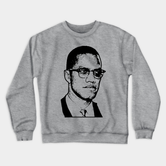 Malcolm X, Black History Crewneck Sweatshirt by UrbanLifeApparel
