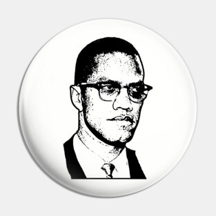 Malcolm X, Black History Pin