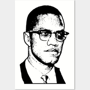 Malcolm X, Black History Posters and Art