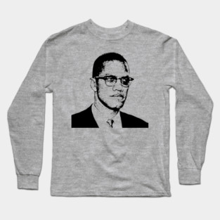 Malcolm X, Black History Long Sleeve T-Shirt