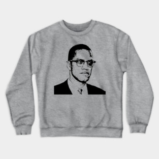 Malcolm X, Black History Crewneck Sweatshirt