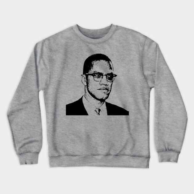 Malcolm X, Black History Crewneck Sweatshirt by UrbanLifeApparel