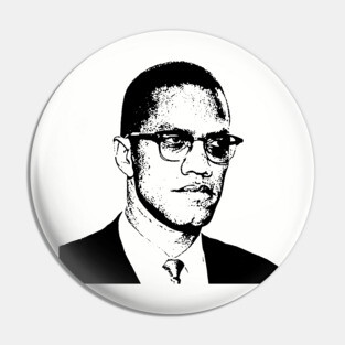 Malcolm X, Black History Pin