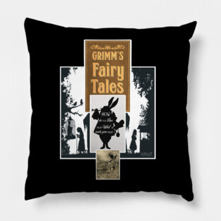 grimms fairy tales (collage) Pillow