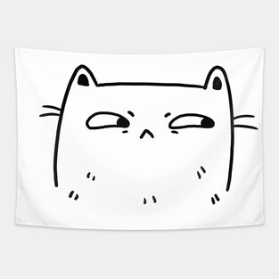 Judgmental cat Tapestry