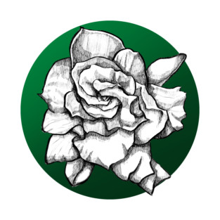 Ink - Gardenia Variation 1 T-Shirt