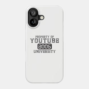 Property of YouTube University Phone Case
