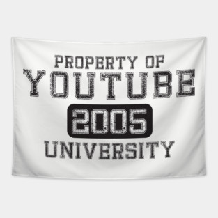 Property of YouTube University Tapestry