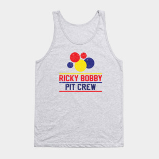 Ricky Bobby Pit Crew (Rough Distressed Texture) Tank Top