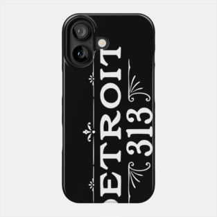 Detroit - 313 Phone Case