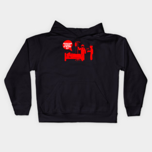 Cool Biker Design Kids Hoodie