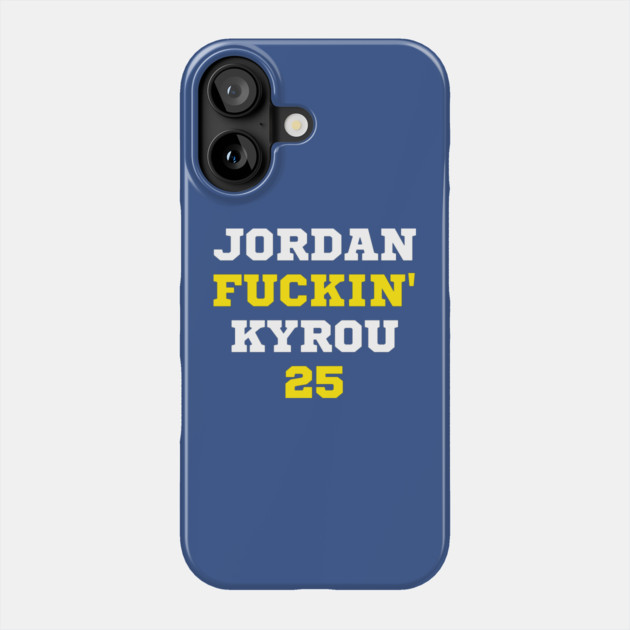 Jordan F*ckin' Kyrou Phone Case by Litehouse Tees