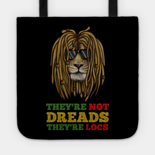 African Rasta Lion, Deadlocks, Jamaica Tote