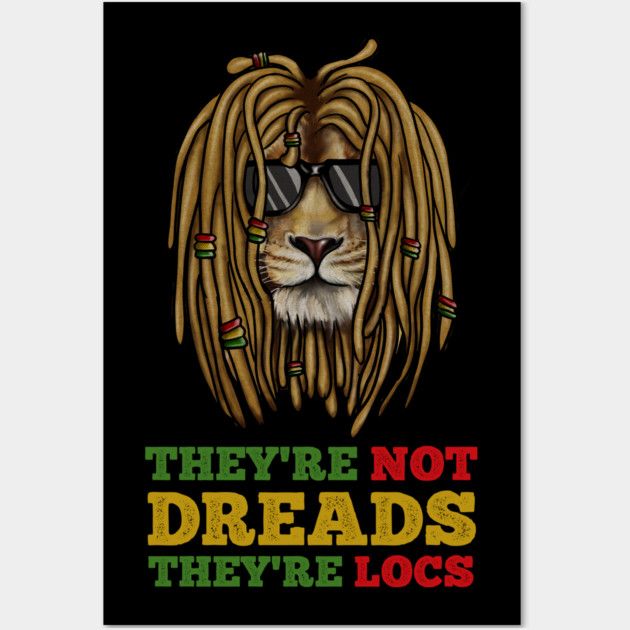 African Rasta Lion, Deadlocks, Jamaica Wall Art by logiamerch