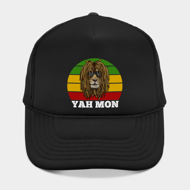 African Rasta Lion, Yah Mon, Jamaican Saying by logiamerch