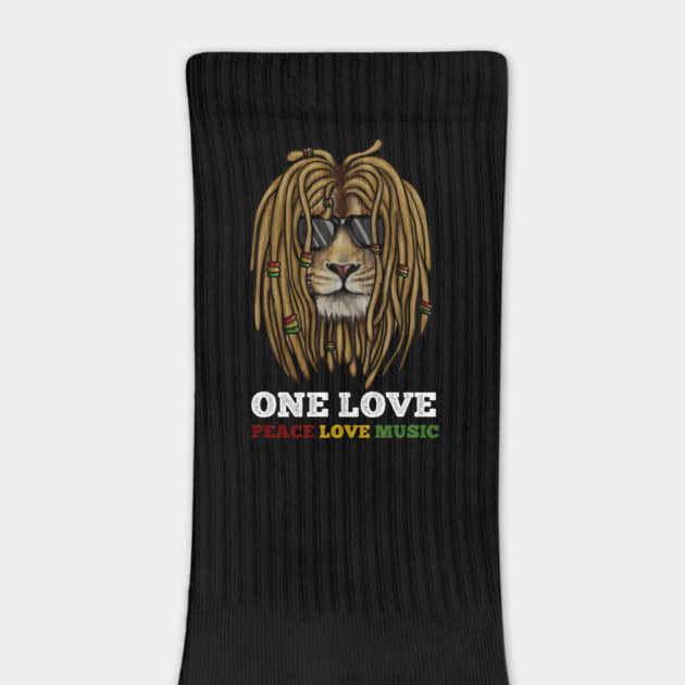 Rasta Lion, Peace Love Music, Jamaica by logiamerch