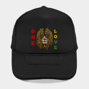 African Rasta Lion, Loc Life, Jamaica Hat