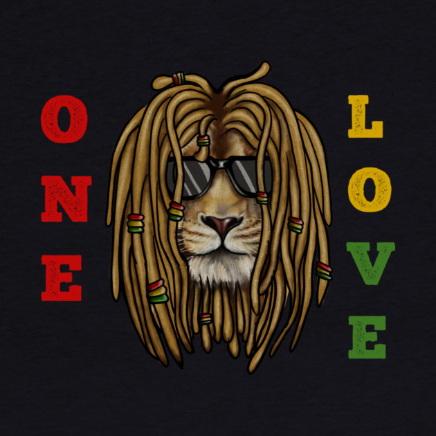 African Rasta Lion, Loc Life, Jamaica by logiamerch