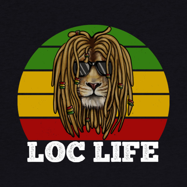 African Rasta Lion, Loc Life, Jamaica by logiamerch