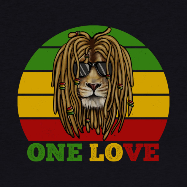 African Lion, Rasta Love, Jamaica by logiamerch