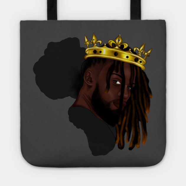 Africa Map, Proud African Man, Black Pride Tote by logiamerch
