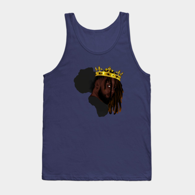 Africa Map, Proud African Man, Black Pride Tank Top by logiamerch