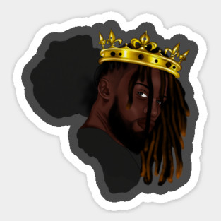 Africa Map, Proud African Man, Black Pride Magnet