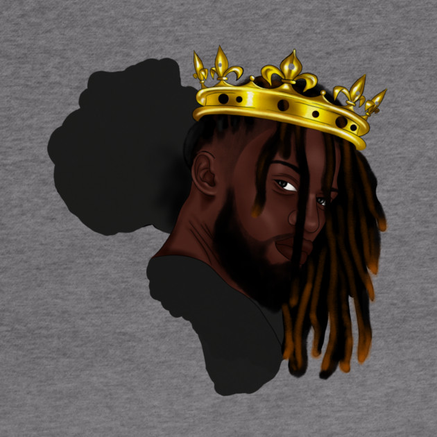 Africa Map, Proud African Man, Black Pride by logiamerch