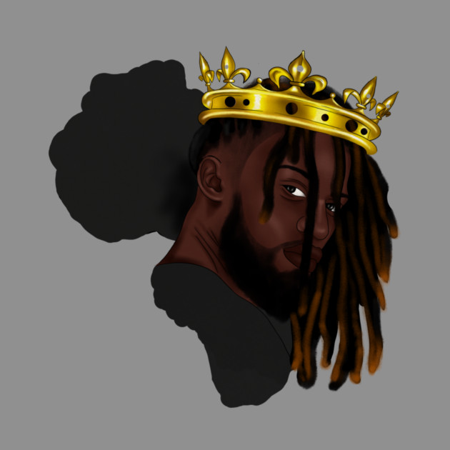 Africa Map, Proud African Man, Black Pride by logiamerch