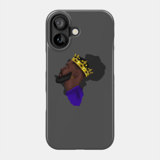 Africa Map, Proud African Man, Black Pride Phone Case