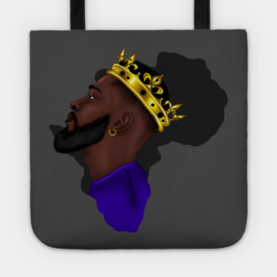 Africa Map, Proud African Man, Black Pride Tote