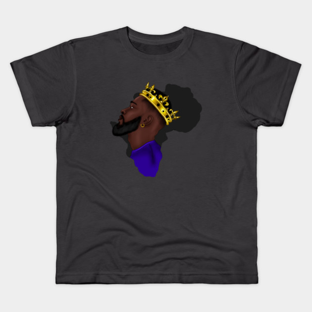 Africa Map, Proud African Man, Black Pride Kids T-Shirt by logiamerch