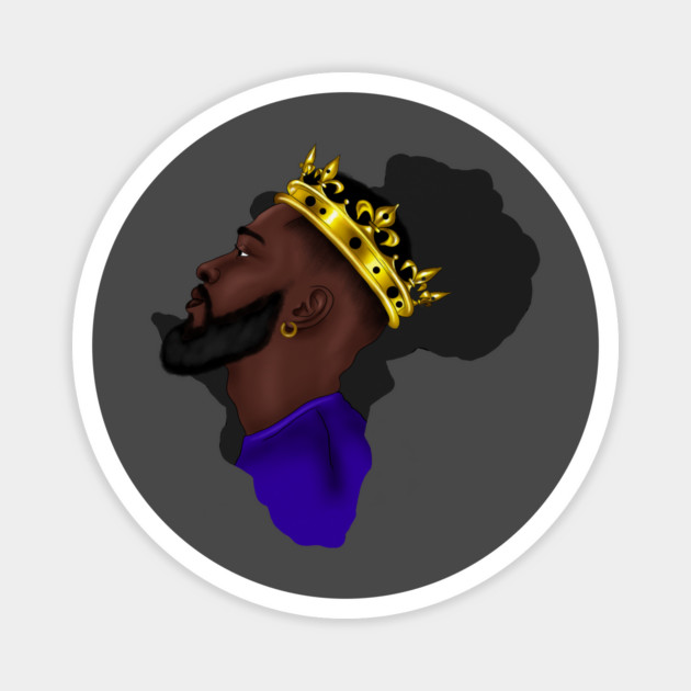 Africa Map, Proud African Man, Black Pride Magnet by logiamerch