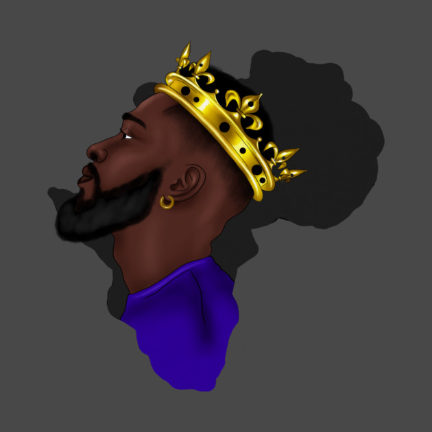 Africa Map, Proud African Man, Black Pride by logiamerch