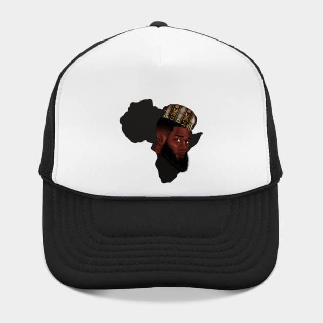 Africa Map, Proud African Man, Black Pride by logiamerch