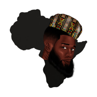 Africa Map, Proud African Man, Black Pride T-Shirt