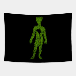 Africa Map, Tropical Leaves Man, African Tapestry