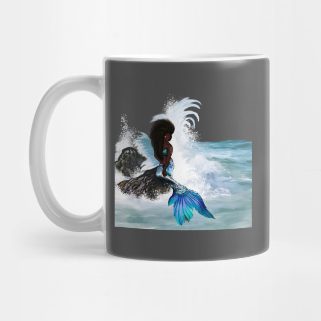 African Woman, Mermaid, Afro Black Girl Magic by logiamerch