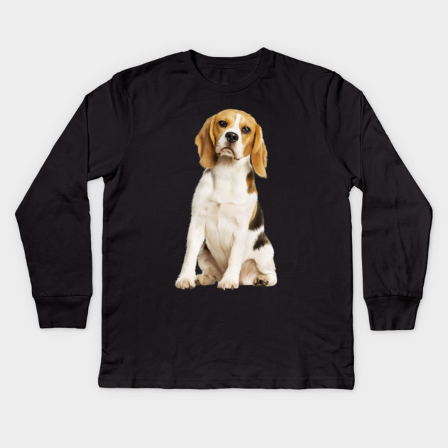 Beagle Dog, Love Beagle Dogs Kids Long Sleeve T-Shirt by logiamerch