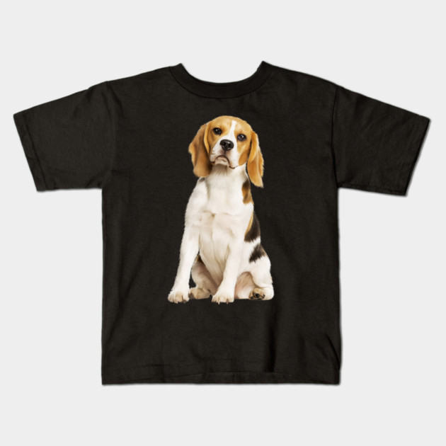 Beagle Dog, Love Beagle Dogs Kids T-Shirt by logiamerch