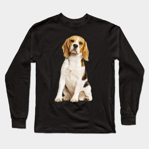 Beagle Dog, Love Beagle Dogs Long Sleeve T-Shirt by logiamerch