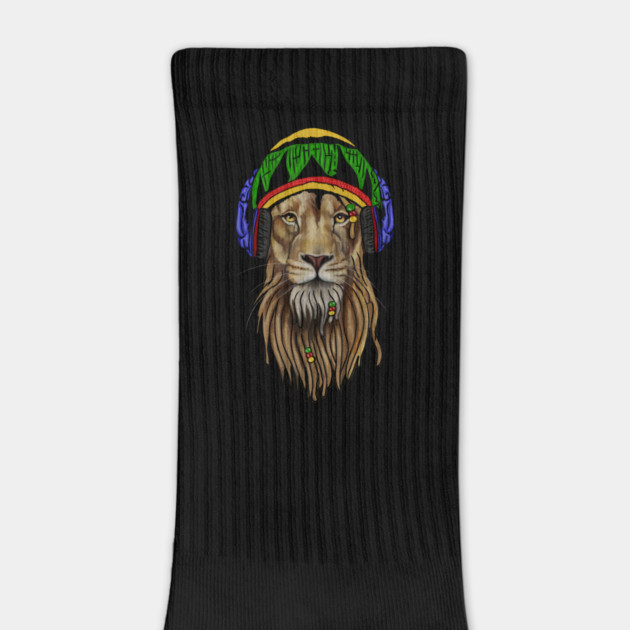 Rasta Lion, Reggae Music, Jamaican by logiamerch