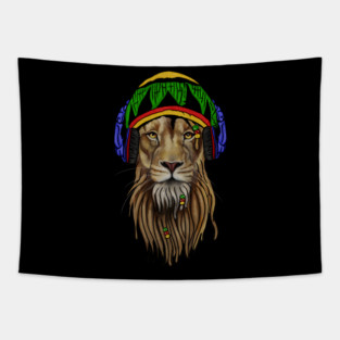 Rasta Lion, Reggae Music, Jamaican Tapestry