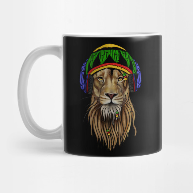 Rasta Lion, Reggae Music, Jamaican by logiamerch