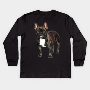 French Bulldog, Frenchie Lover, French Bulldogs Kids Long Sleeve T-Shirt