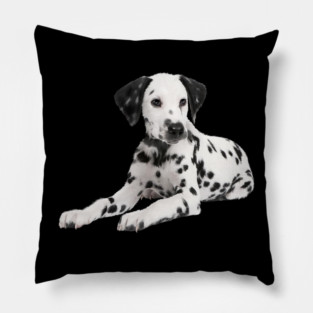 Dalmatian Dog, Love Dalmatians Pillow