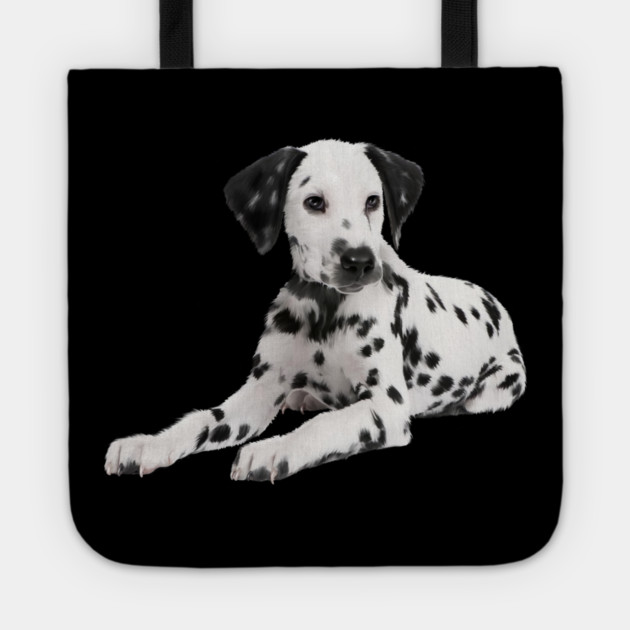 Dalmatian Dog, Love Dalmatians Tote by logiamerch