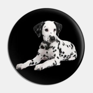 Dalmatian Dog, Love Dalmatians Pin