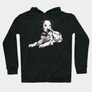 Dalmatian Dog, Love Dalmatians Hoodie