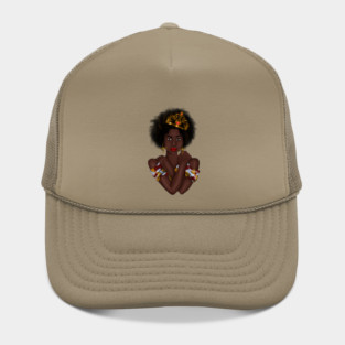Afro Queen, Proud African Woman Hat